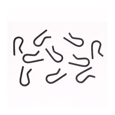  2 AGRAFES DE BUTEE GRAPHITEE