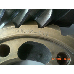 3242-41 ROUE EN BRONZE 5 X 51 EP-43 MM AVEC VIS